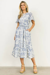 Theresa Floral Midi Dress